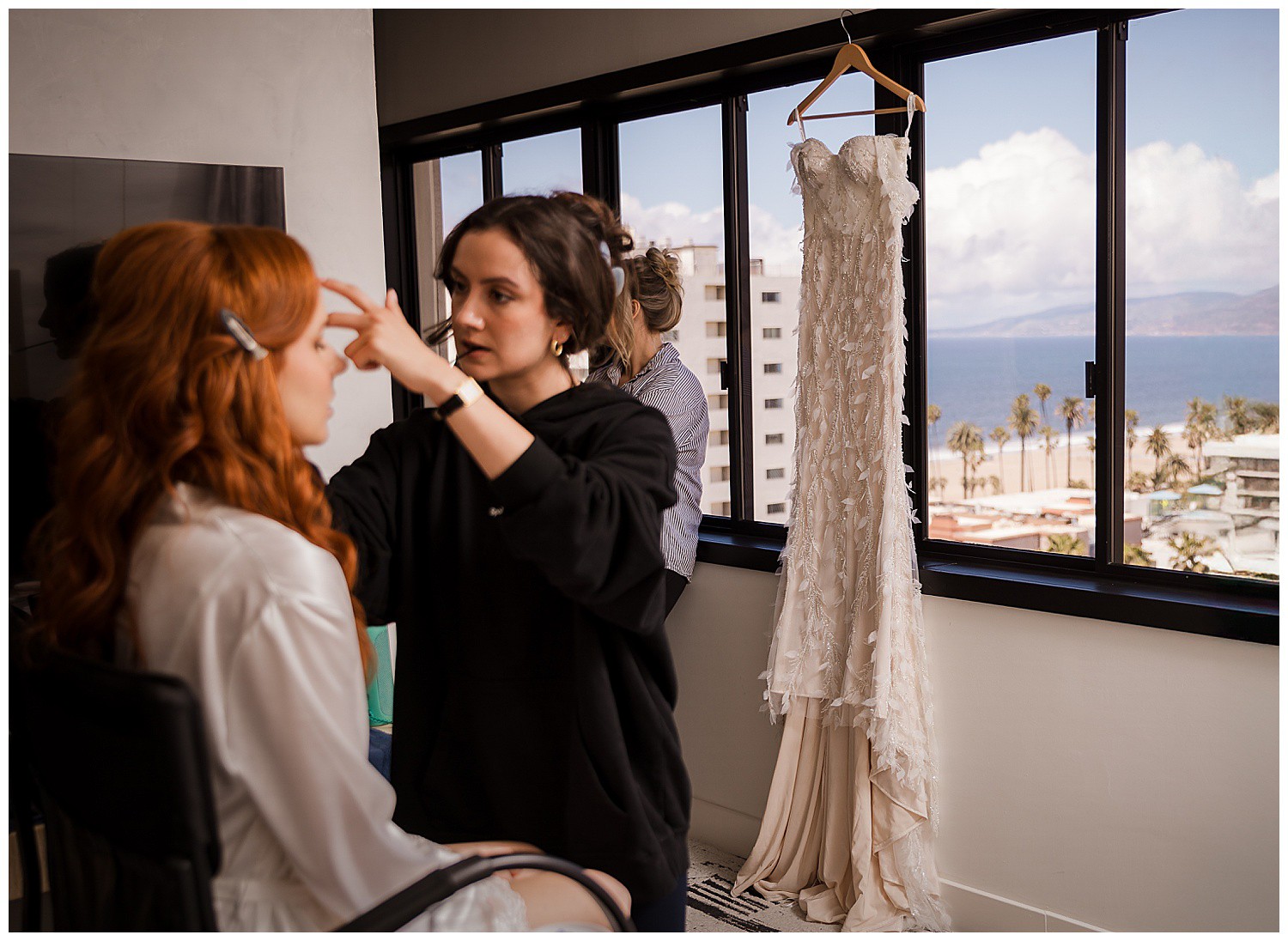JJ Santa Monica Catholic Church Wedding Photography