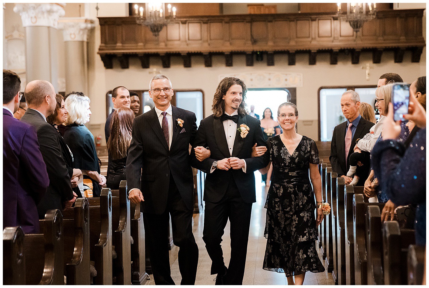 JJ Santa Monica Catholic Church Wedding Photography