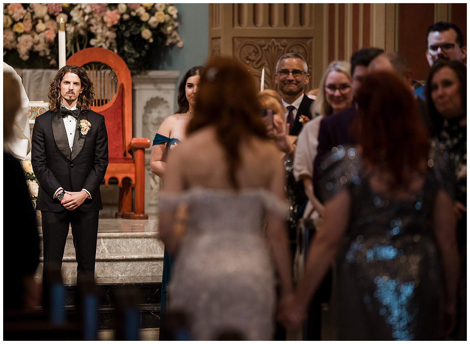 JJ Santa Monica Catholic Church Wedding Photography