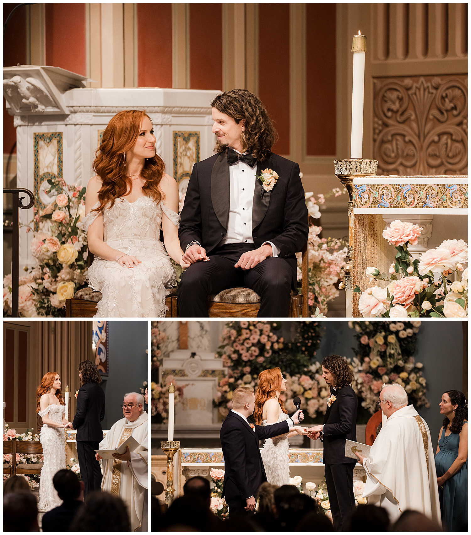 JJ Santa Monica Catholic Church Wedding Photography
