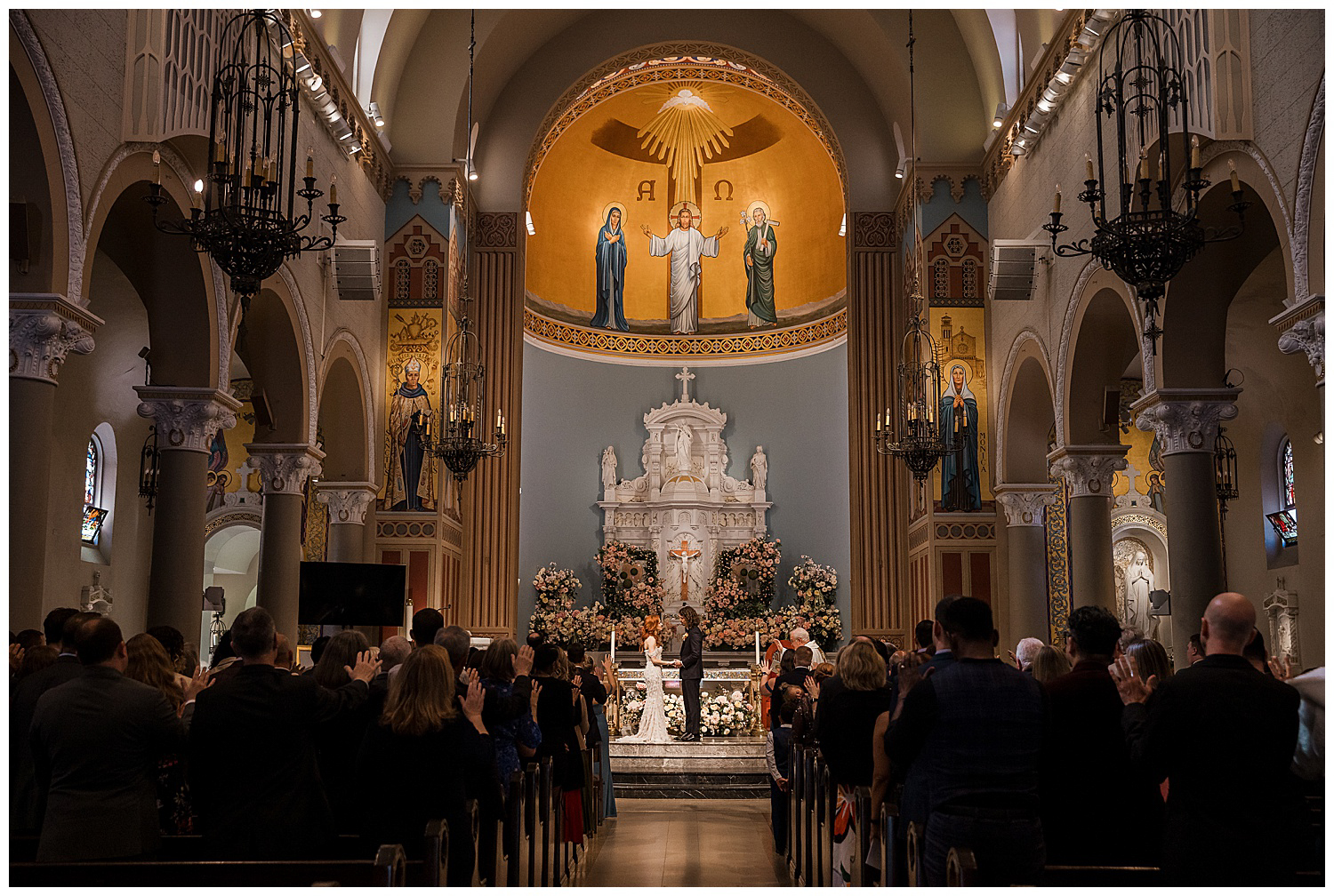 JJ Santa Monica Catholic Church Wedding Photography