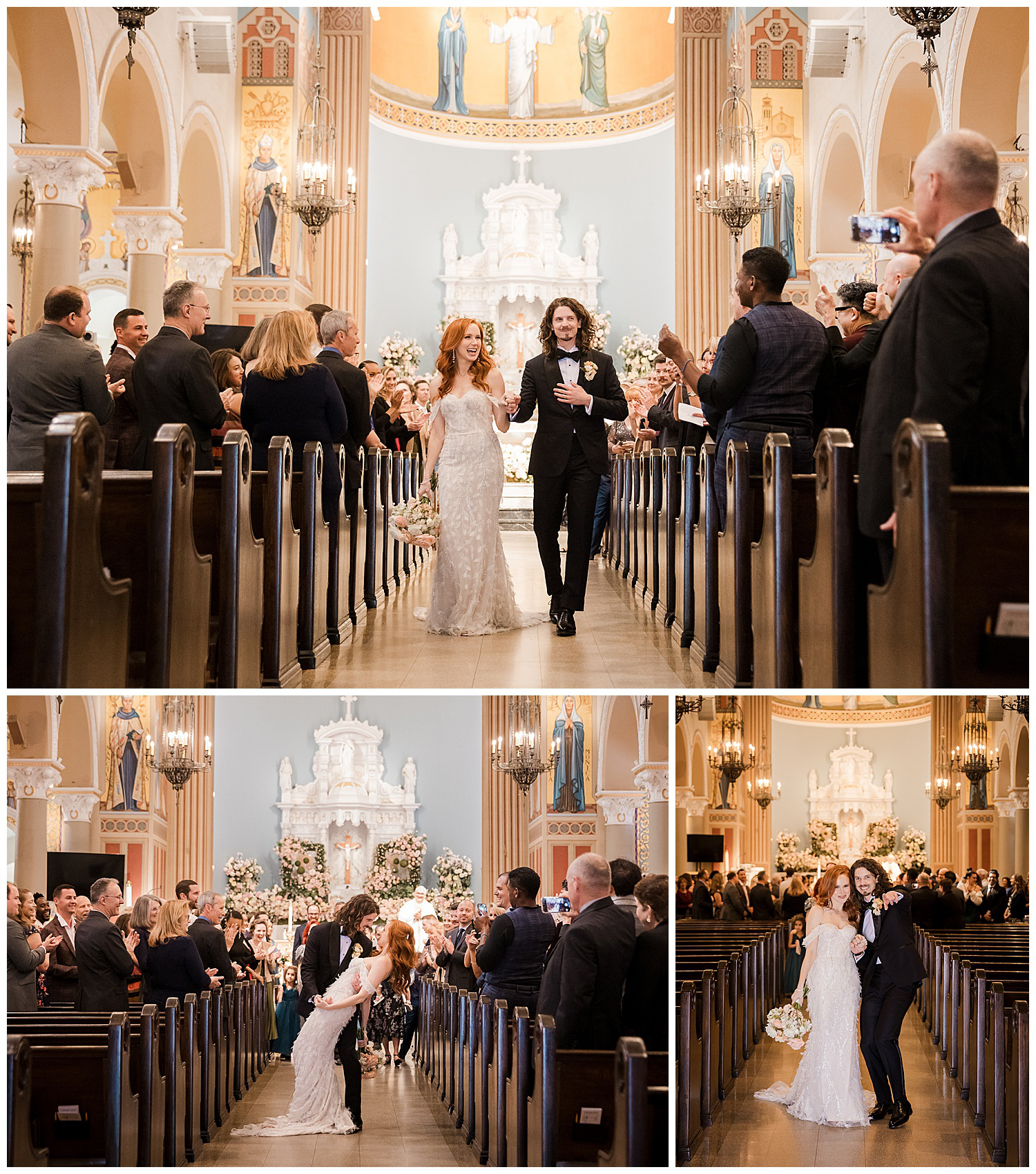 JJ Santa Monica Catholic Church Wedding Photography