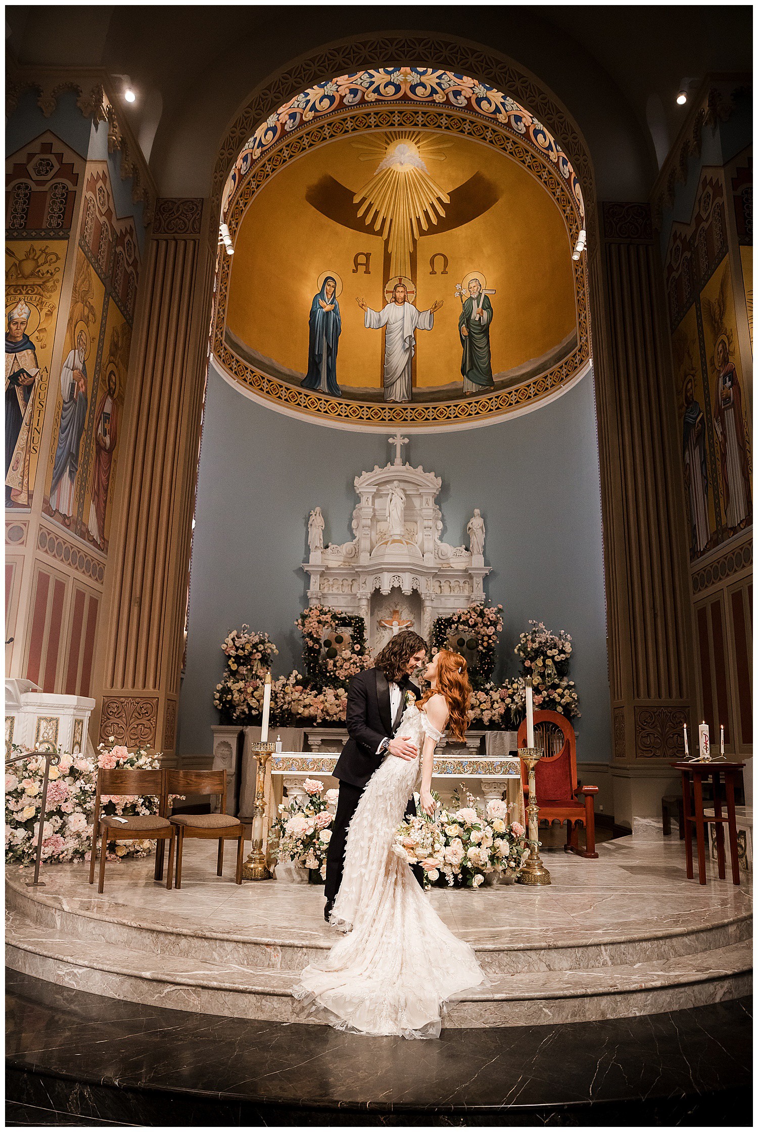JJ Santa Monica Catholic Church Wedding Photography