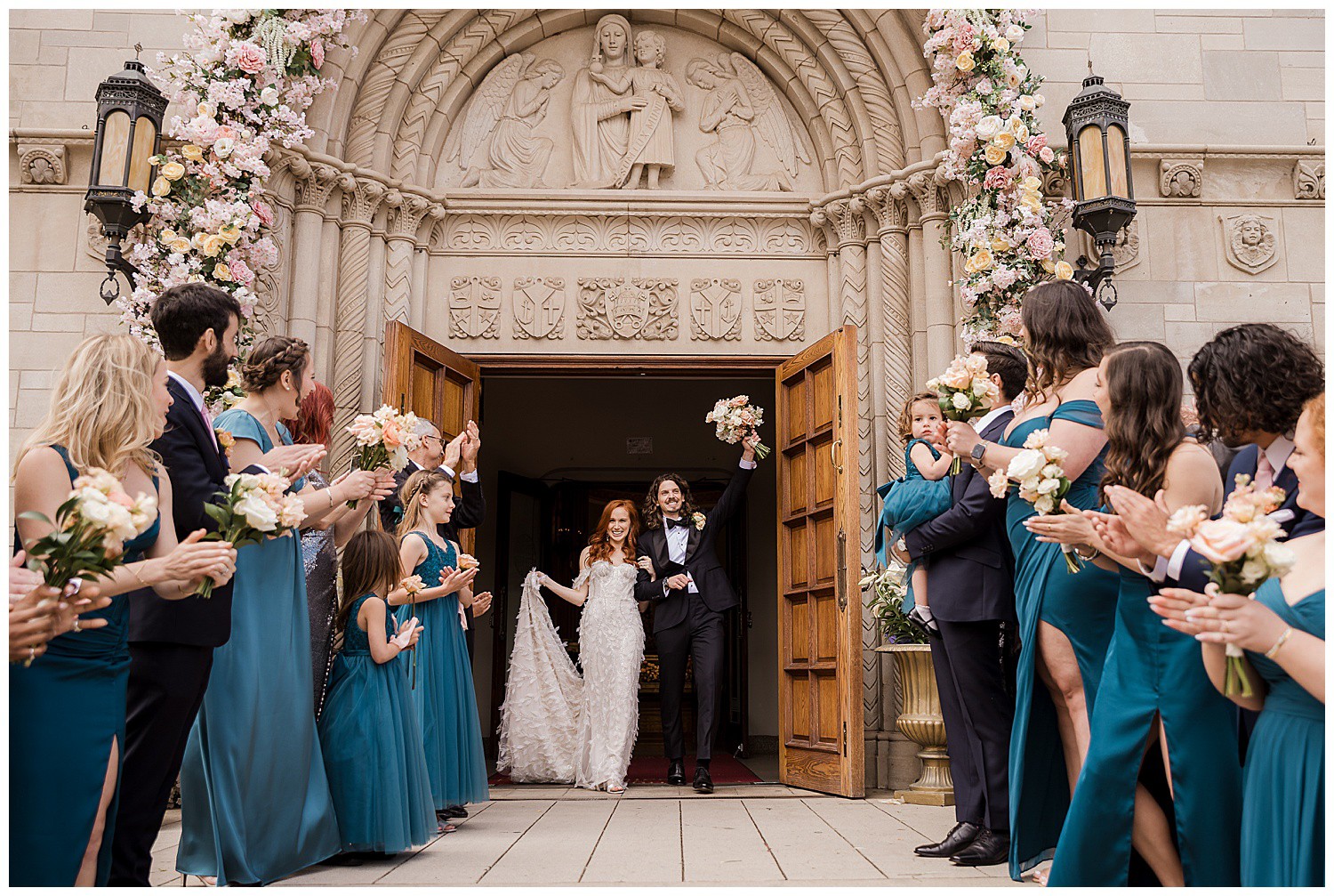 JJ Santa Monica Catholic Church Wedding Photography