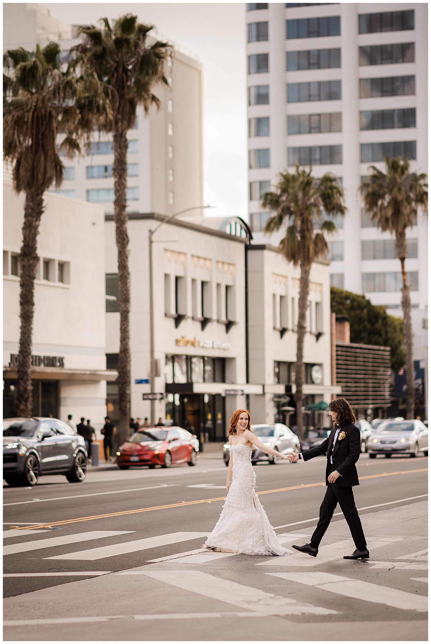 JJ Santa Monica Catholic Church Wedding Photography