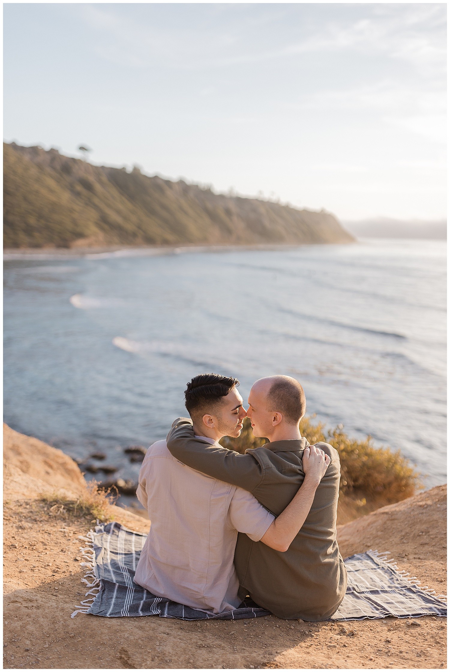 Palos Verdes Bluffs Cove Engagement Photography