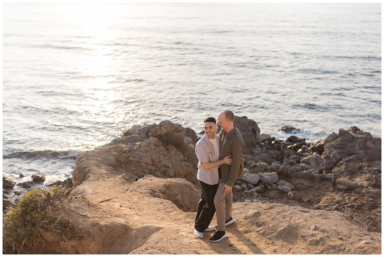 Palos Verdes Bluffs Cove Engagement Photography