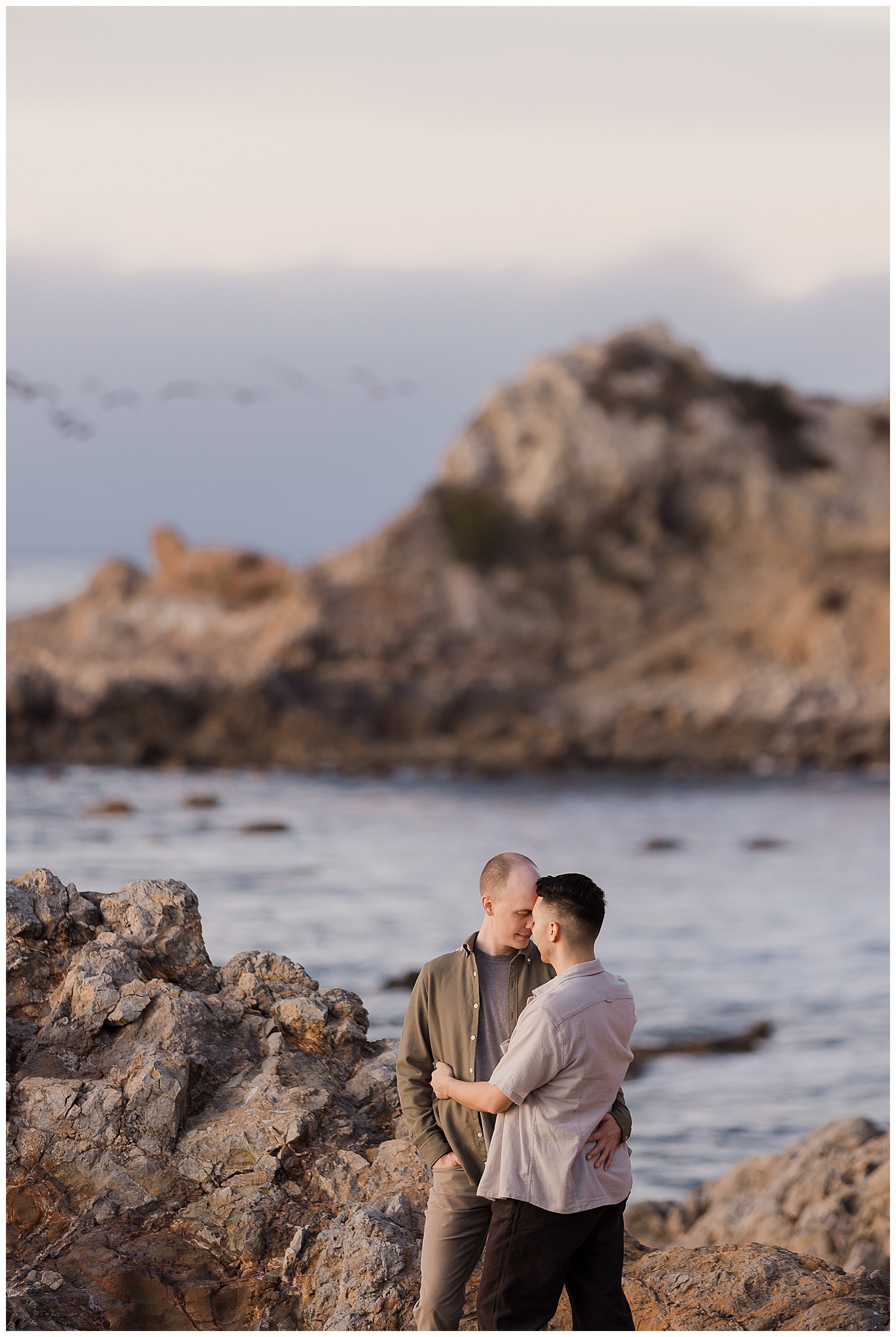 Palos Verdes Bluffs Cove Engagement Photography