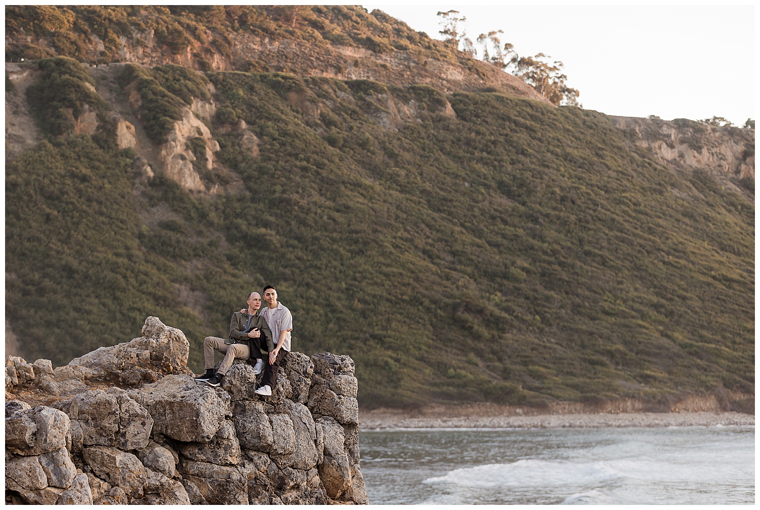 Palos Verdes Bluffs Cove Engagement Photography