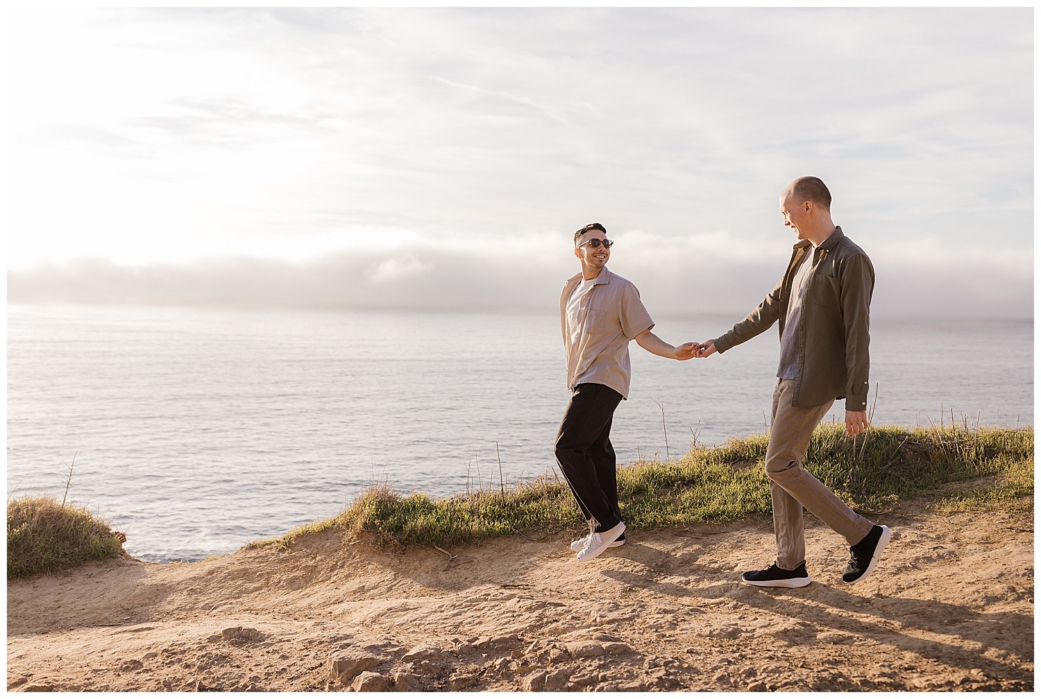 Palos Verdes Bluffs Cove Engagement Photography