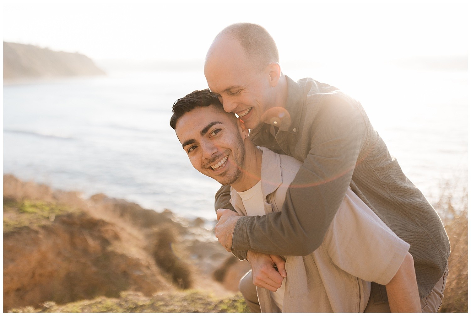 Palos Verdes Bluffs Cove Engagement Photography