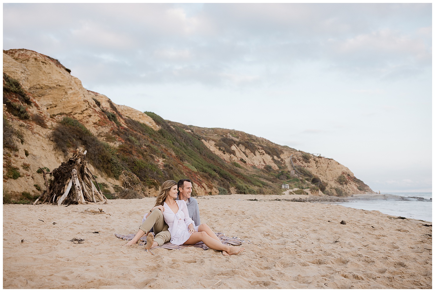 Crystal Cove Engagement Photography