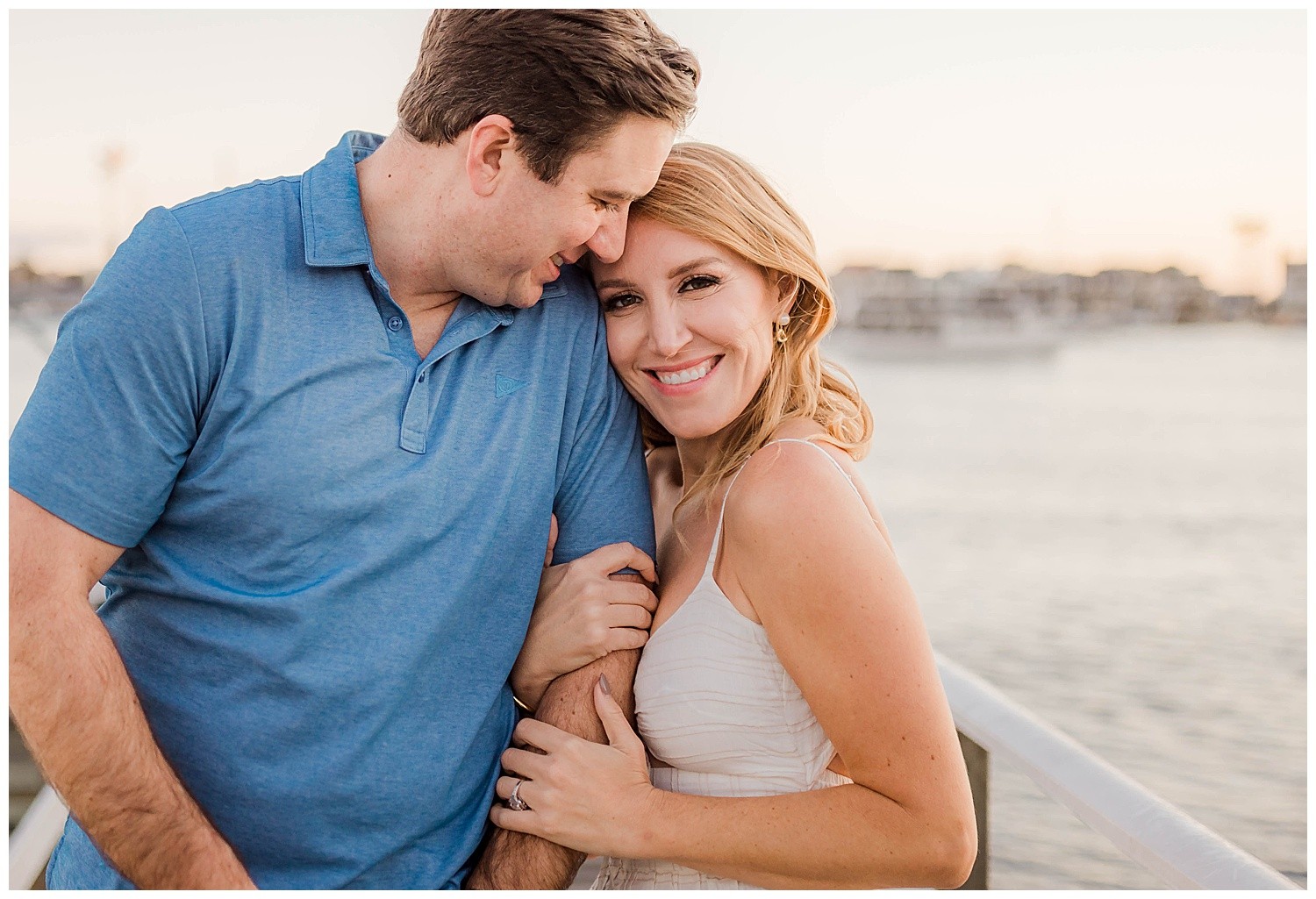 Newport Beach Boat Engagement