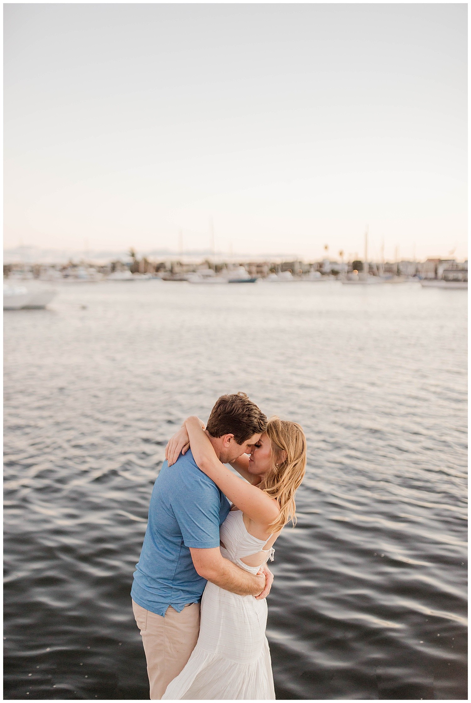 Newport Beach Boat Engagement