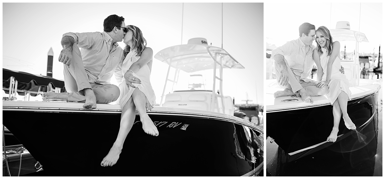 Newport Beach Boat Engagement