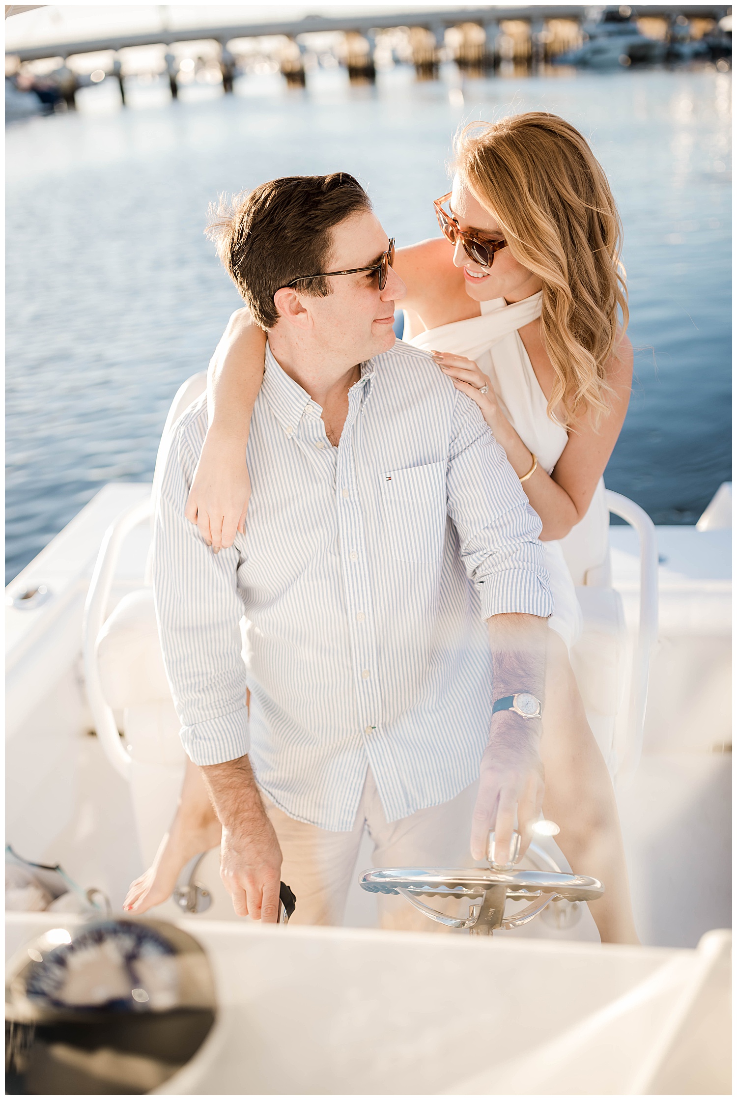 Newport Beach Boat Engagement