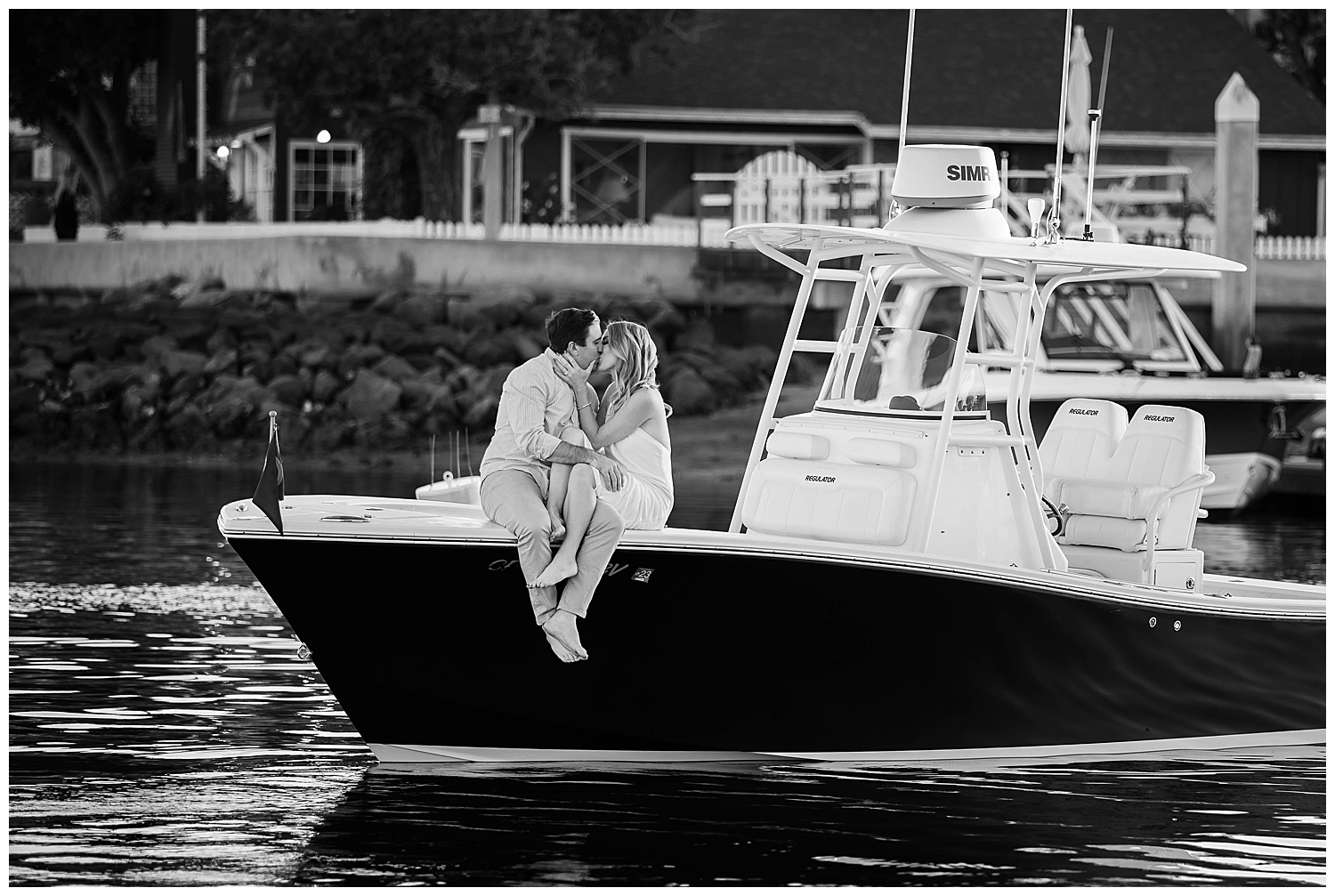 Newport Beach Boat Engagement
