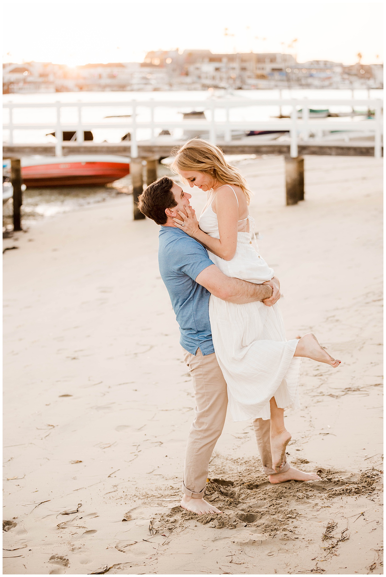 Newport Beach Boat Engagement