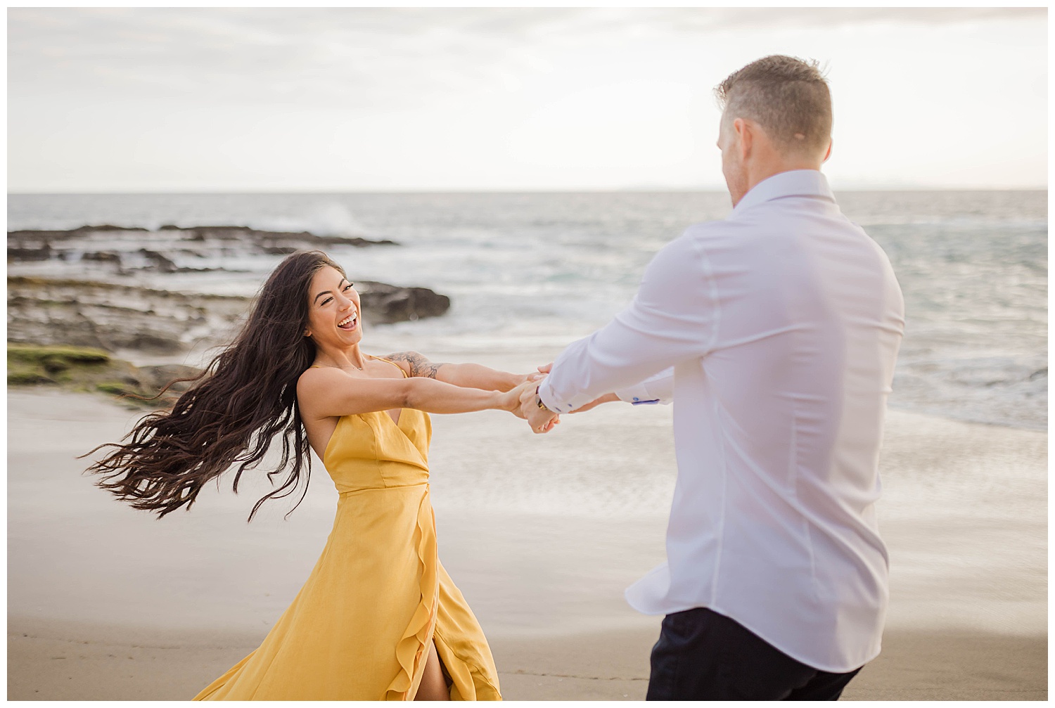 Top of the World Victoria Beach Engagement Photography