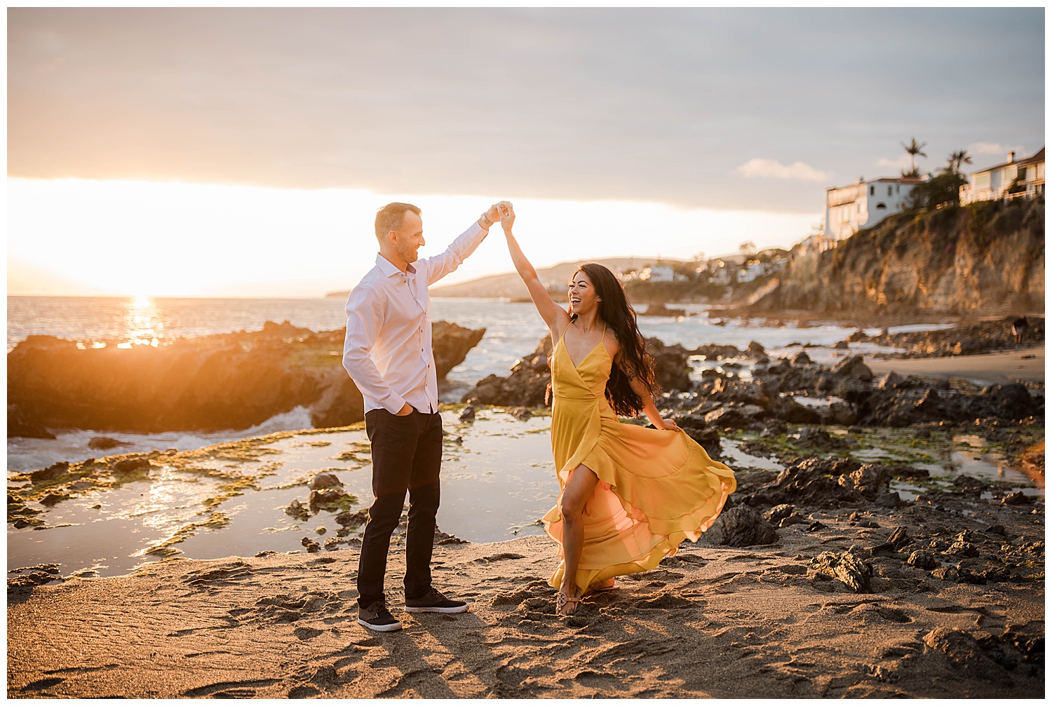 Top of the World Victoria Beach Engagement Photography